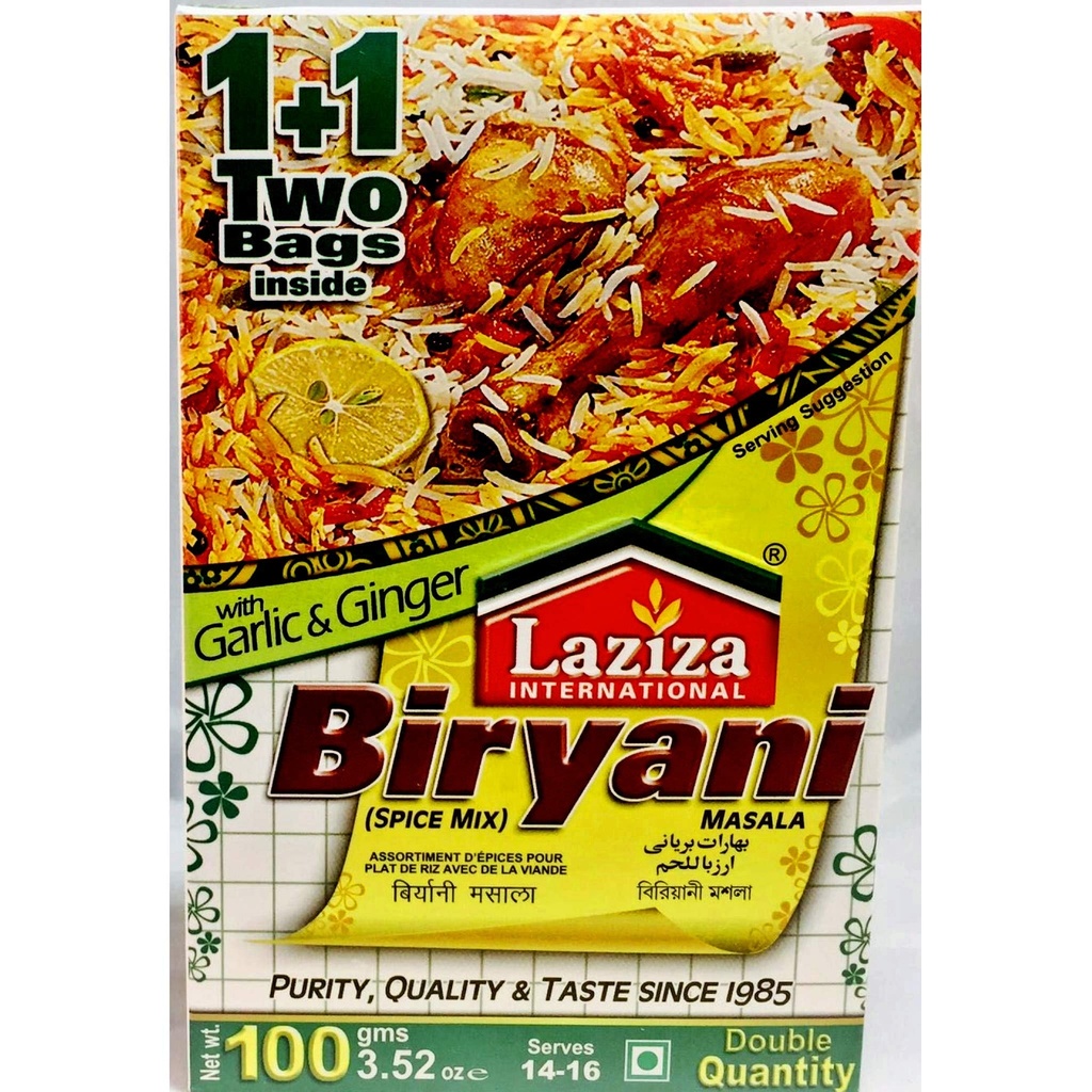 Laziza Biryani Masala 6x100g