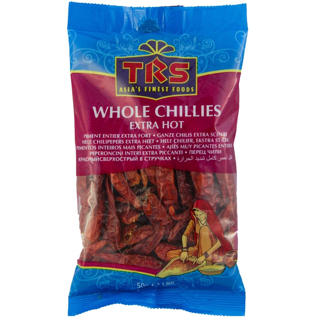 TRS Chilli Whole Ex Hot 20x50g