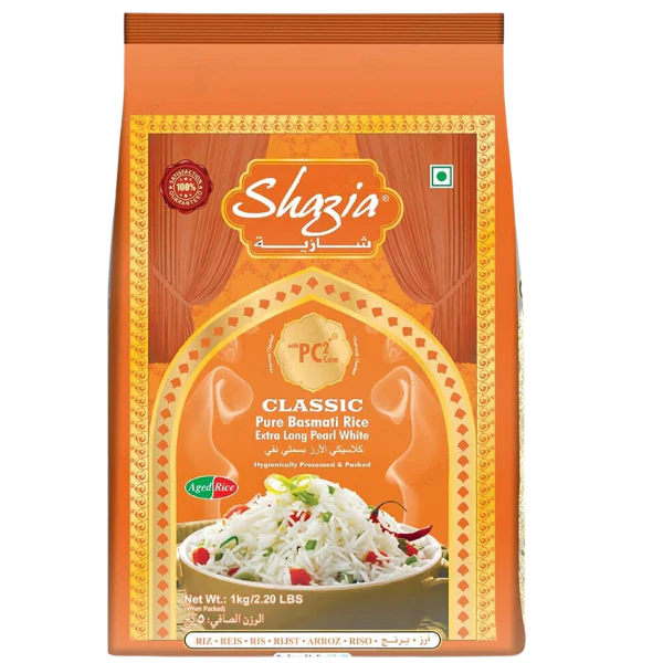 Shazia Classic Pure Basmati Rice 4x5Kg 