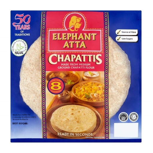Elephant Chapatti 12x360g