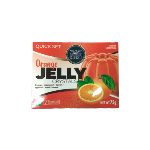 HEERA Orange Crystal Jelly 6x75g