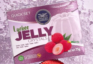 HEERA Lychee Crystal Jelly 6x75g