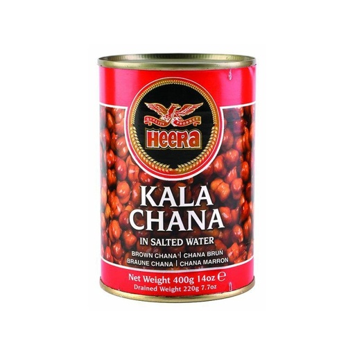 HEERA Kala Chana boiled tin 12x400g