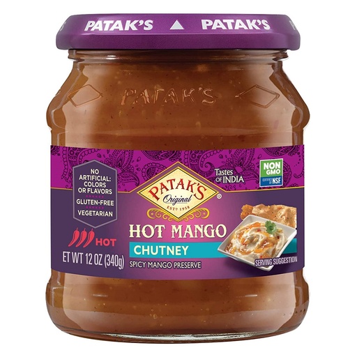Patak's Chutney Mango Sweet H.P 6x340g