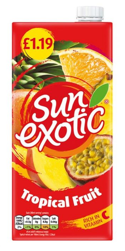 Sun Exotic Tropical Juice 12x1Litre