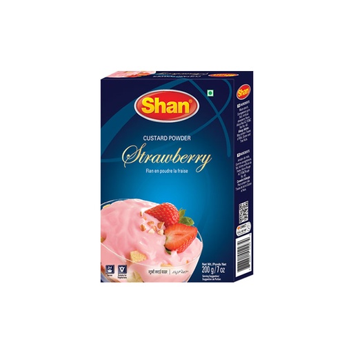 Shan Custard Strawberry 12x200g