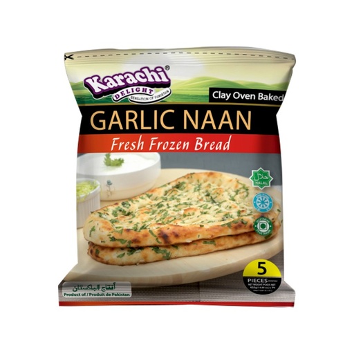 Karachi Garlic Naan Family Pack 8x12Stk 
