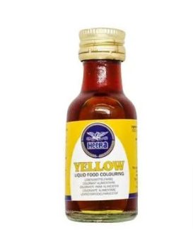 Heera Yellow Liquid Colour 12x28ml