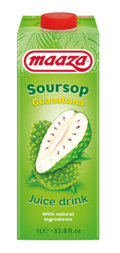 Maaza Soursop Guanabana Juice Drink 12x1Litre