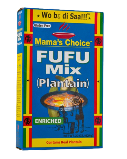 Mama Choice Fufu Mix Plantain Gluten Free 12x624g