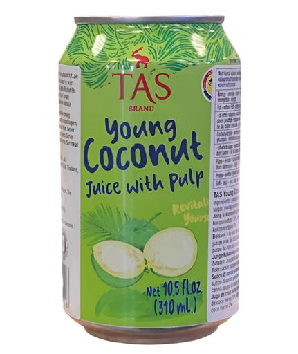 TAS Young Coconut Juice with Pulp 24x310ml