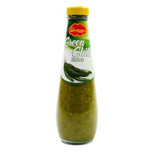 Shezan Green Chilli Sauce Glass Bottle 12x800g