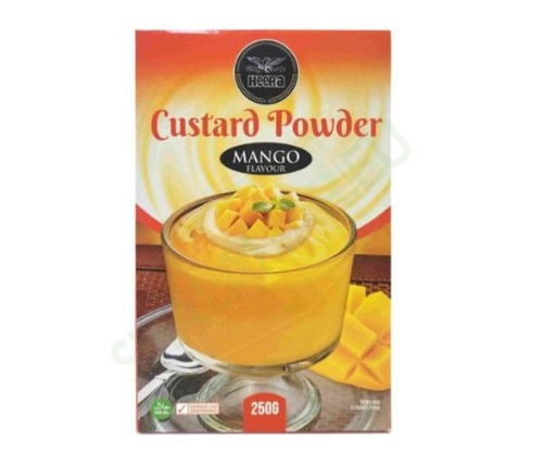 HEERA Custard Powder Mango 6x250g 