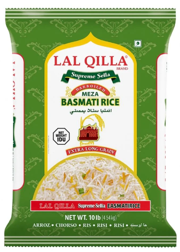 Lal Qilla Parboiled Supreme Sella Extra Long Grain   Basmati Rice 4x5kg (AKTION)