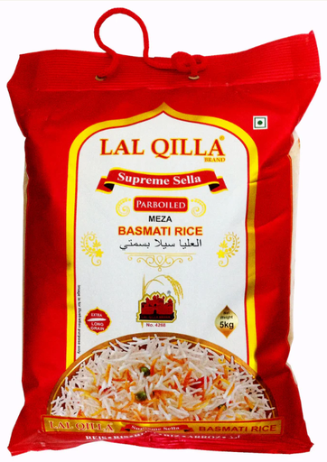Lal Qilla Parboiled Supreme Sella Basmati Rice  4x5kg (AKTION)